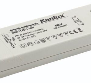 Alimentatore Elettronico per LED 3-18w 12V DC
